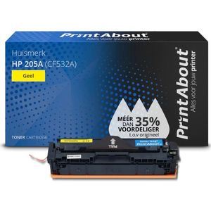 PrintAbout huismerk Toner 205A (CF532A) Geel geschikt voor HP