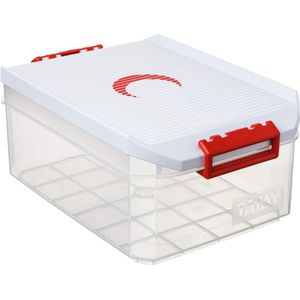 Medicijnbox met Kliksluiting - Transparante EHBO-doos voor Thuis en Op Reis