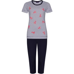 Dames Pyjamaset Rebelle - Lobster Party - Gestreept - Katoen - Maat 38