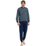 Robson - 27232-718-4 - Heren Pyjama - Donker Blauw