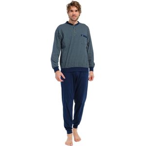 Robson - 27232-718-4 - Heren Pyjama - Donker Blauw