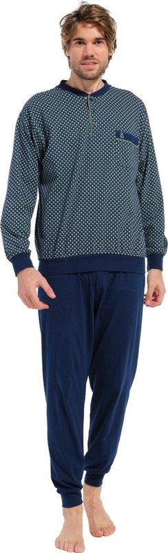Robson - 27232-718-4 - Heren Pyjama - Donker Blauw