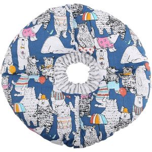 Beschermende halsband zachte verstelbare herstelhalsband voor katten honden kegel kitten Elizabeth anti-bijthalsband blauw na operatie - HTML content nodig .