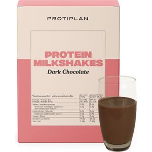 Protiplan | Milkshake Chocolade Puur | 7 x 25,5 gram | Eiwitdieet | Proteïne shake | Past in een koolhydraatarme levensstijl