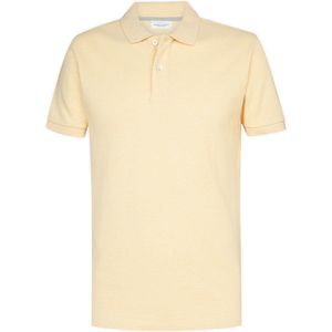 Profuomo slim fit heren polo - geel - Maat: M