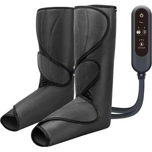 White-Label® Beenmassage Apparaat - Voetmassage apparaat Bloedsomloop - Spier Herstel - Zwart