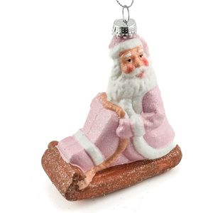 HomeBound by KY | Kerstbal hanger kerstman slee pastel | kerstbal