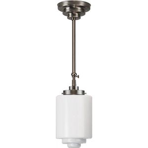 Art Deco lamp 'Trapcilinder schuifstang', Nederlands fabrikaat Old Timer Light