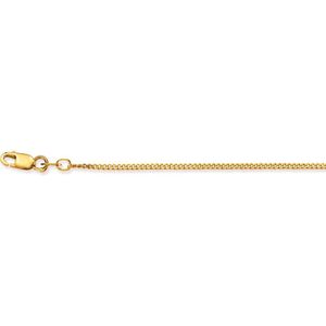 Glow schakelketting- goud (14 kt)-  50 cm- Gourmet 1,4mm