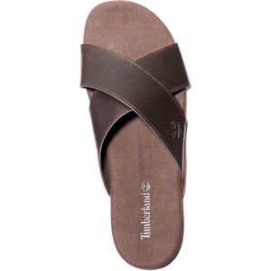 Timberland - Seaton Bay - Slippers - Bruin - Premium Leer - Klittenbandsluiting