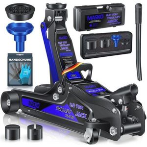 Hydraulische Garagekrik 2.5 Ton met Rubber Pads en Handschoenen