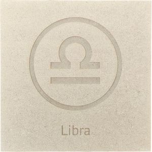 MGM Trading - Horoscoop - Weegschaal - Libra - 3mm MDF - 15 bij 15 cm - Laser gegraveerd