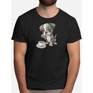 Boxer coffee - T Shirt - dogs - gift - cadeau - puppies - puppylove - doglover - doggy - honden - puppyliefde - mijnhond - hondenliefde - hondenwereld