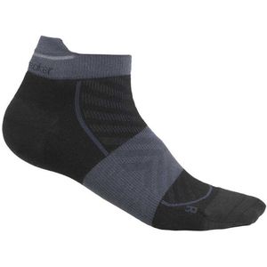 Icebreaker - Merino Run+ Ultralight Micro - Hardloopsokken - Black/Graphite