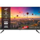 Q.2 - 43 inch - LED-TV - 4K UHD 3840x2160 - Smart TV - HDR - Frameloos - WiFi - Bluetooth - webOS