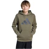 adidas - Hoodie - Fleece - Camo - Katoen/Polyester