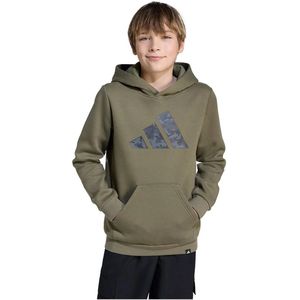 adidas - Hoodie - Fleece - Camo - Katoen/Polyester