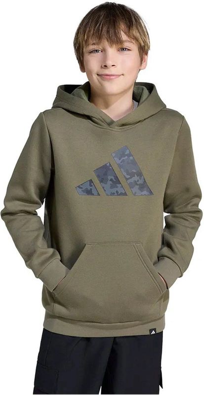 adidas - Hoodie - Fleece - Camo - Katoen/Polyester