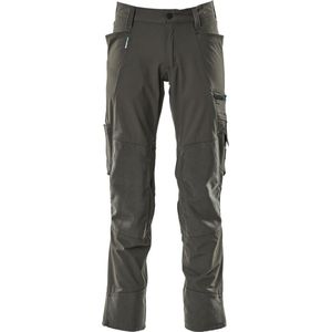 Mascot Advanced Stretch Werkbroek met Kniezakken-C47-82cm-18-Donkerantraciet