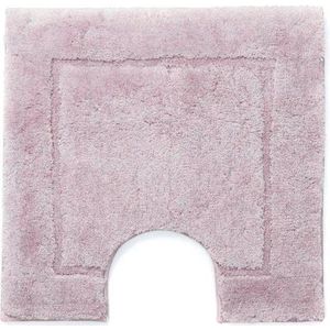 Casilin - Orlando - Luxe Antislip WC Toilet Mat - Met uitsparing - Misty Pink- Roze - 60x60cm