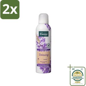 Kneipp - Douche schuim - Relaxing - Lavendel - 200 ml - Voordeelverpakking - 2 stuks - Ontspanning - Stressvermindering
