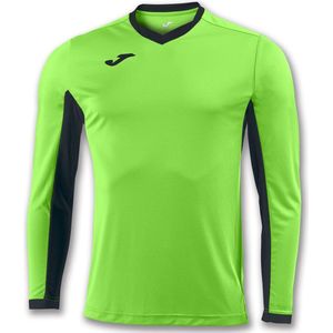 Joma Champion IV Voetbalshirt Lange Mouw Heren - Limoen / Zwart | Maat: L