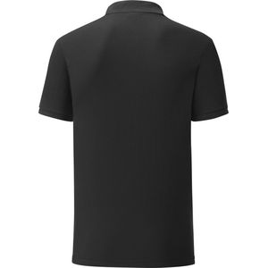 Fruit Of The Loom Heren Tailored Poly / Cotton Piqu poloshirt (Zwart)