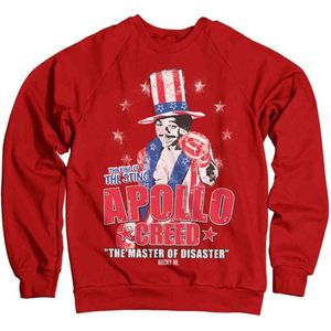 Rocky Sweater/trui -S- Apollo Creed Rood