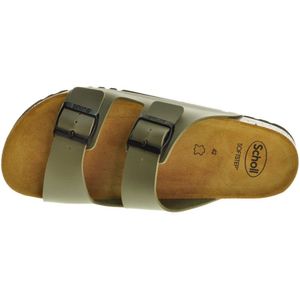 Khaki Slippers Scholl Julien maat 39