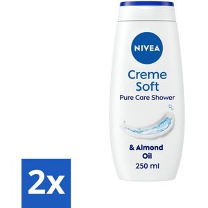Nivea - Douchecrème - Rich Moisture Soft - 250 ml - Voordeelverpakking - 2 stuks