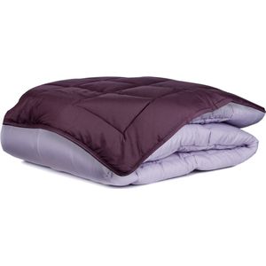 Zelesta Easybed Paars & Lila 240x220cm - Dekbed zonder overtrek - 30 dagen proefslapen - Wasbaar hoesloos dekbed - Bedrukt dekbed - All Year Winterdekbed & Zomerdekbed