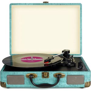 Equivera Platenspeler - Platenspeler met Bluetooth - Platenspeler Bluetooth - Platenspeler