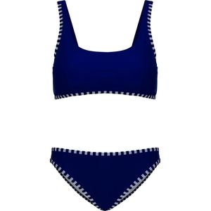 Bikini classic style - Navy strepen 128-134