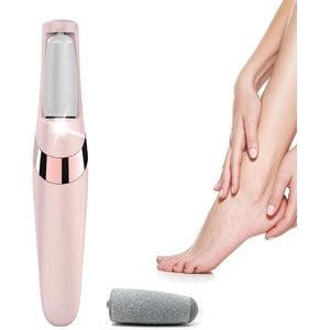 Oplaadbare Elektrische Eelt Verwijderaar voor Gladdere Voeten - 2 Stuks Accessoires -Pedicure Tool- eeltverwijderaar - Elektrische voetvijl - Oplaadbare Elektrische Eelt Verwijderaar