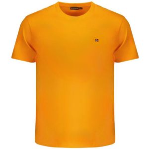 T-shirts - Oranje - Crew Neck Short Sleeve Tee