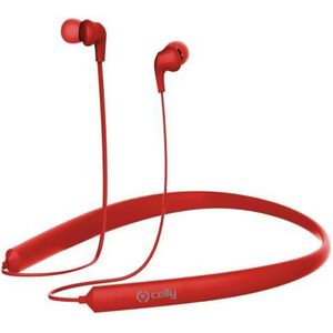 Celly BHNECKRD hoofdtelefoon/headset In-ear, Neckband Bluetooth Rood