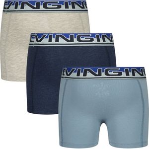 Vingino jongens ondergoed 3-pack boxers Melee Dark Blue