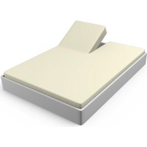 Briljant Home Split/Matras Hoeslakens Jersey Off-white-180 x 200/210/220 cm