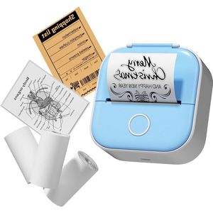 Blue Printer Sticker Maker 3 Roll - Overzicht COLORWING T02 Blue