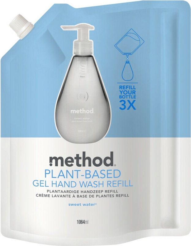 Method - Handzeep - Sweet Water - Navulling - 1 liter