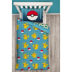 Pokémon - Dekbedovertrek - Pikachu - 140 x 200 cm - Microfiber