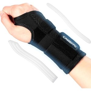 Verstelbare Polsbrace met Neopreen en Steunen – Ondersteuning voor Carpale Tunnel, Tendinitis en Artritis