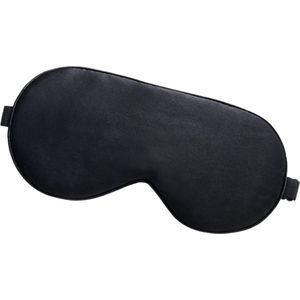 Zijden Slaapmasker - Nachtmasker - Verstelbaar Lichtblokkerend voor Betere Slaap - 1 - Voor Reizen en Thuisgebruik Zwart