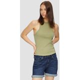 QS - Haltertop - Lichtgroen - Slanke Pasvorm - Mouwloos
