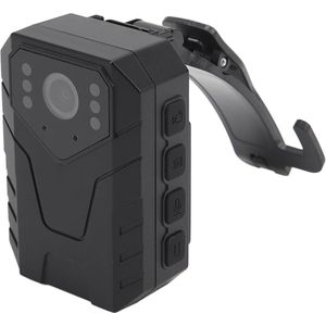 1296P HD Politiecamera met 128G geheugen Waterdicht - Bodycam met Nachtzicht GPS - Wetshandhaving .