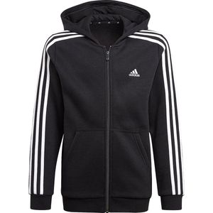 Adidas Essentials 3-Stripes Vest Zwart Kinderen - Back To School - Maat 152