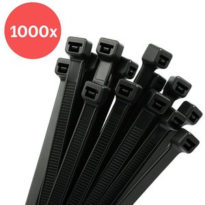 Kabelbinders XL - 1000 stuks - 760 * 370mm - extra stevig - tyraps - kabelbinder - tie wraps - tyraps -