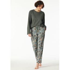 SCHIESSER - Mix & Relax - Pyjamabroek - Sand - Grijs - Donkergrijs - Wit