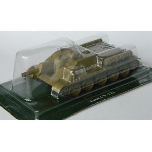 Military Small Tank CY-122 (Groen) 1/72 Die Cast - Leger - Army - Modelauto - Schaalmodel - Leger model