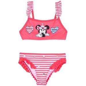 Minnie Mouse - Disney - Bikini - Badpak 2-delig - Rood - Maat 128
